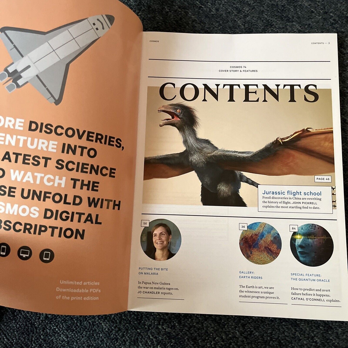 3x Bird Magazine - Australian Birdlife Magazine + Cosmos Magazine