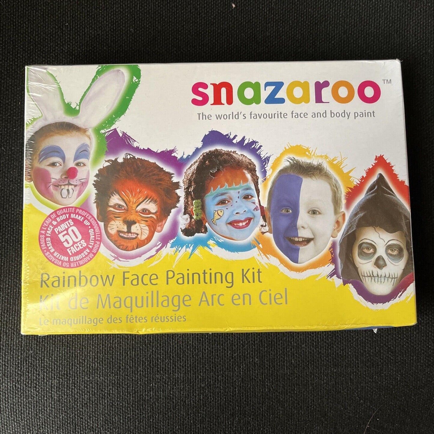 *New Sealed* Snazaroo Rainbow Face Painting Kit - Non-toxic, Easy Application