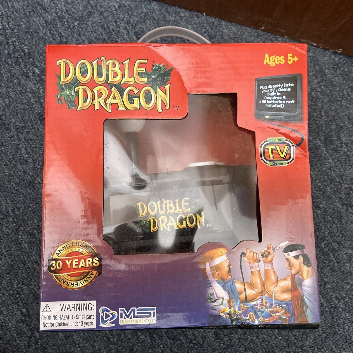 Double Dragon - Arcade Joystick Plug In Tv New Rare Classic 80s Game NEW