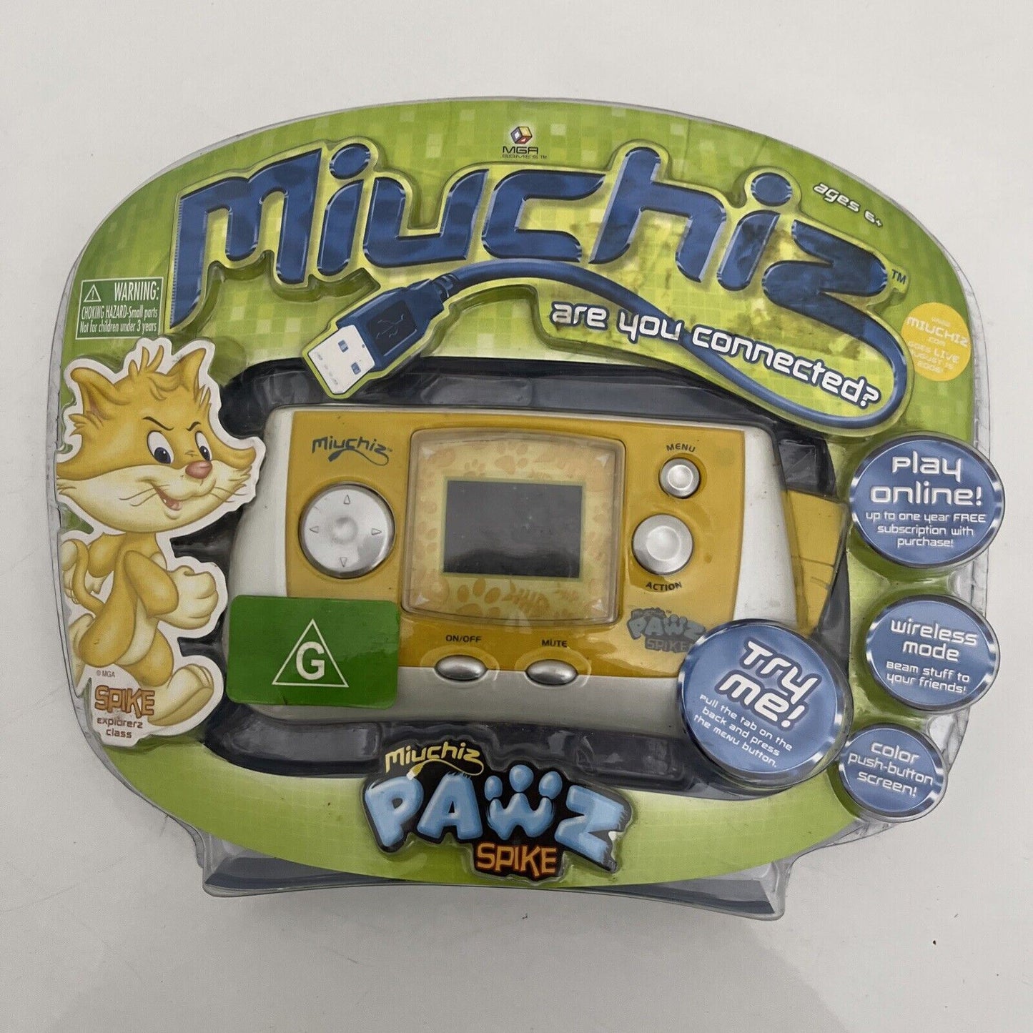 Miuchiz Pawz Handheld Game Virtual Pet