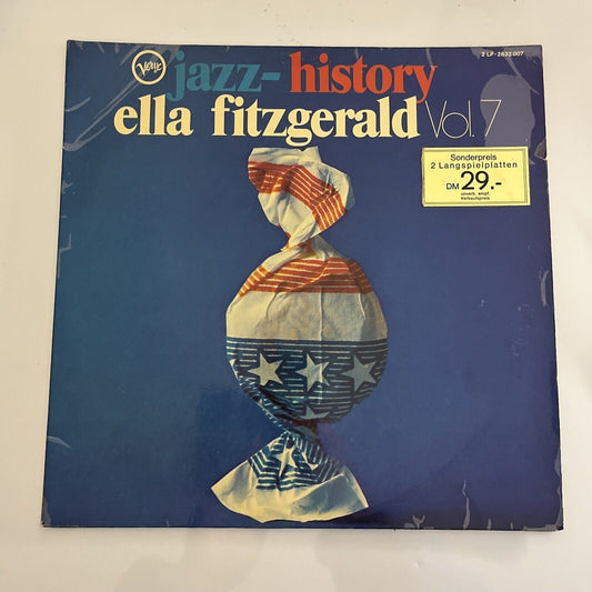 Ella Fitzgerald – Jazz History Vol. 7 1972 Vinyl Record Double LP