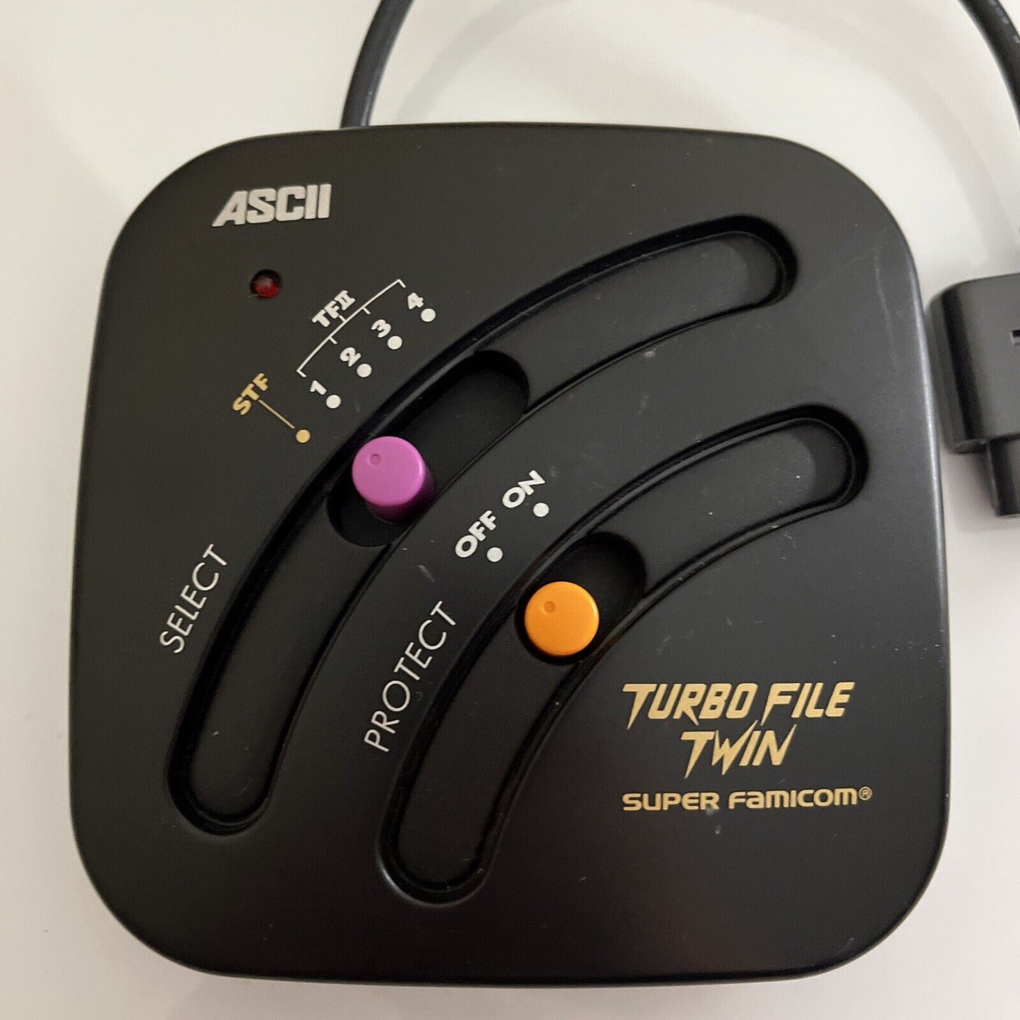 ASCII Turbo File Twin Nintendo Super Famicom SNES SRAM Battery Backup