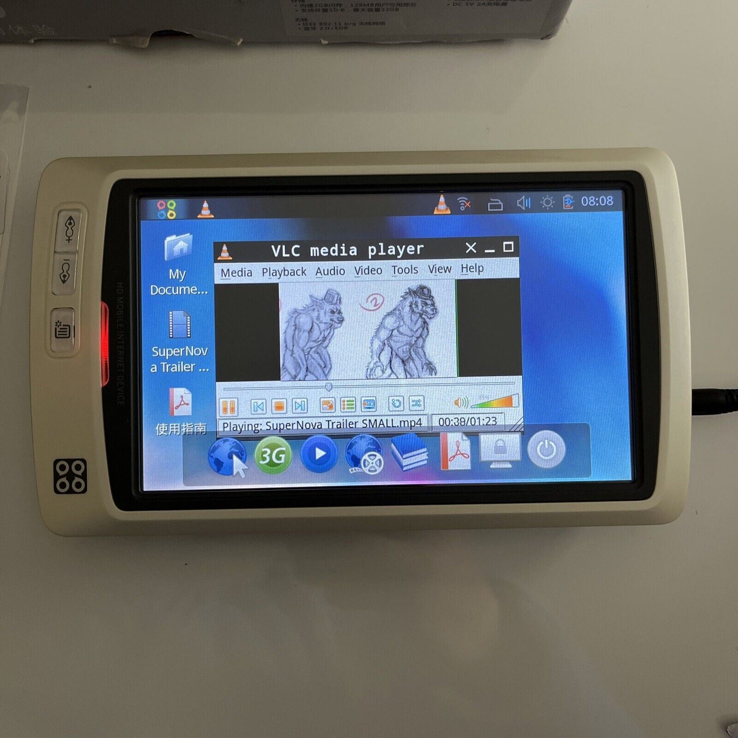 SmartQ V7 Tablet 7" 256MB HDMI Out Android Windows Linux *Parts or Repair