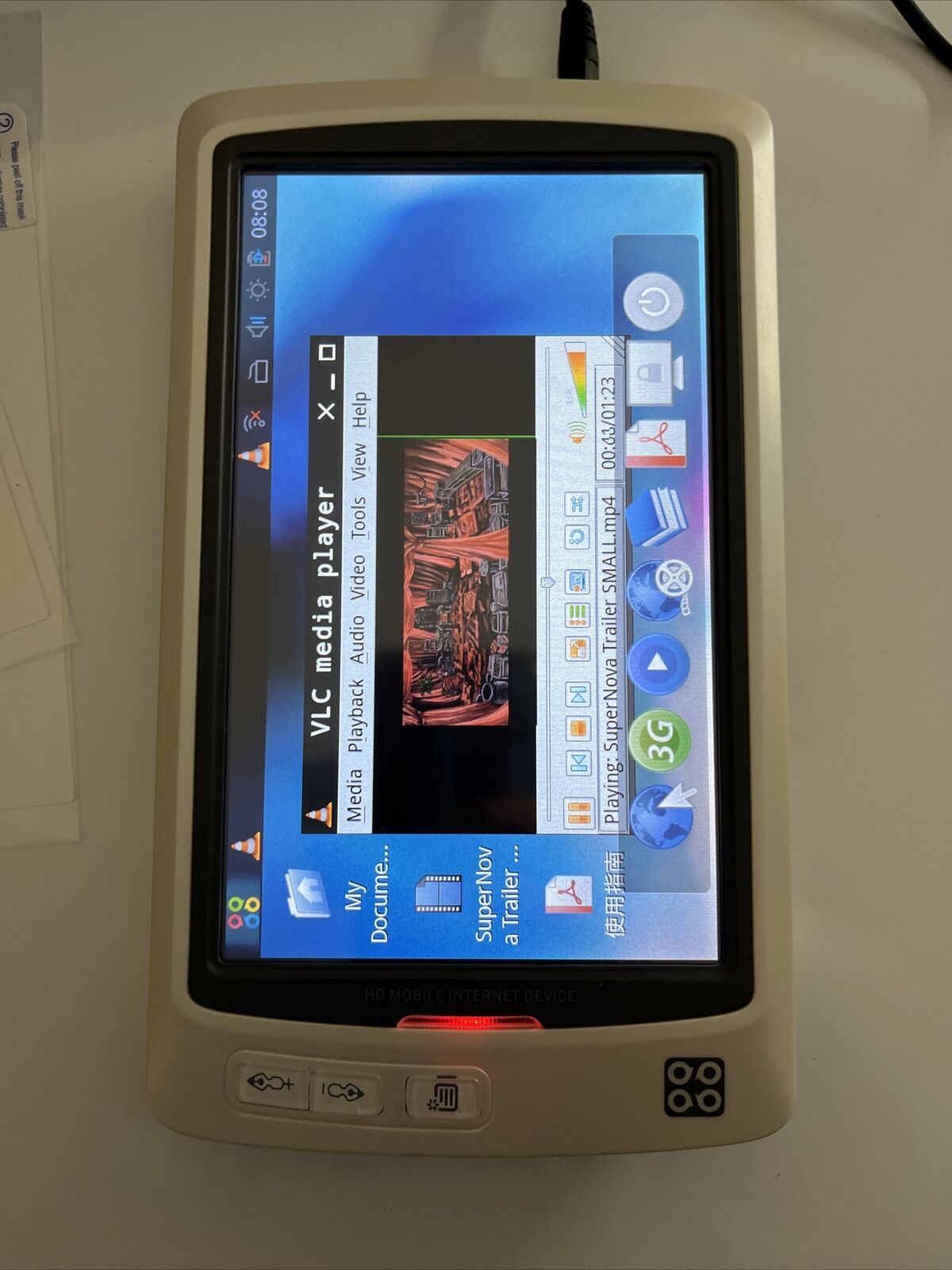 SmartQ V7 Tablet 7" 256MB HDMI Out Android Windows Linux *Parts or Repair
