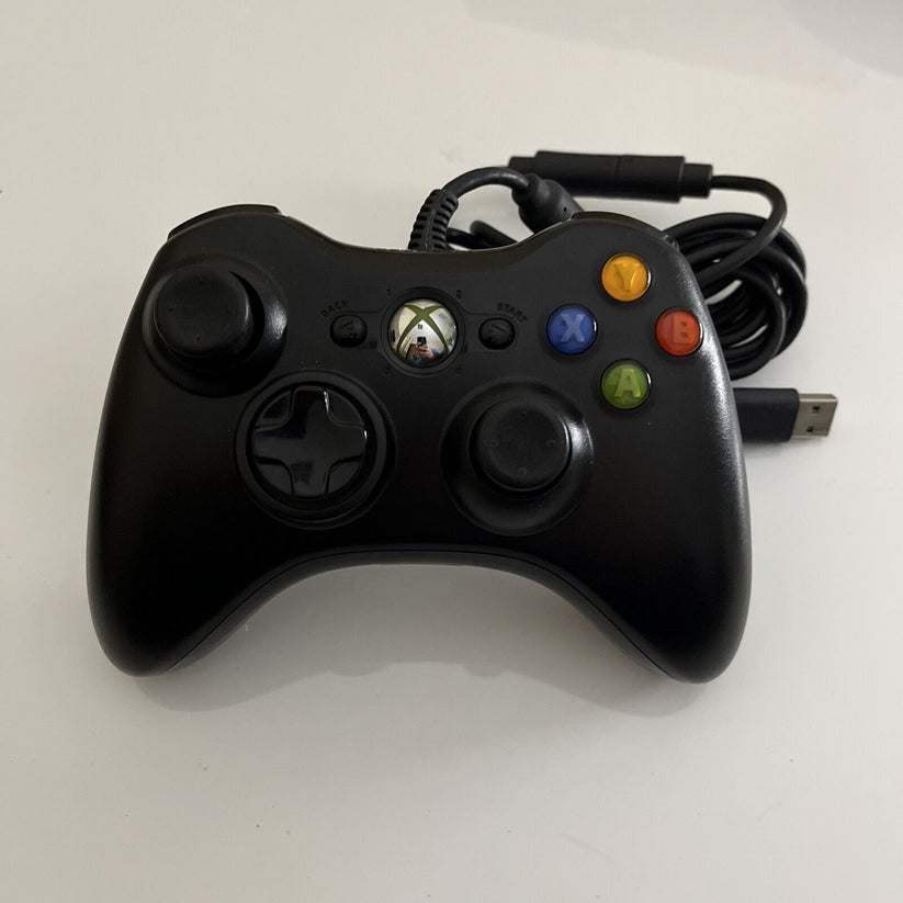 Genuine Official Microsoft Xbox 360 Controller USB Wired – Retro Unit