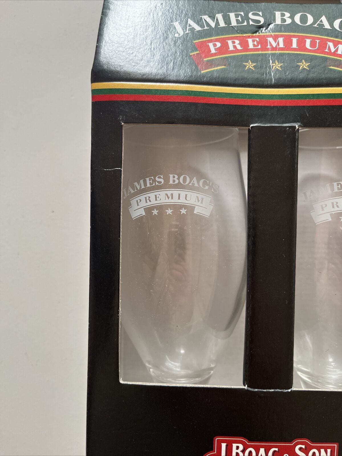 James Boag 2x Premium Beer Glass NEW