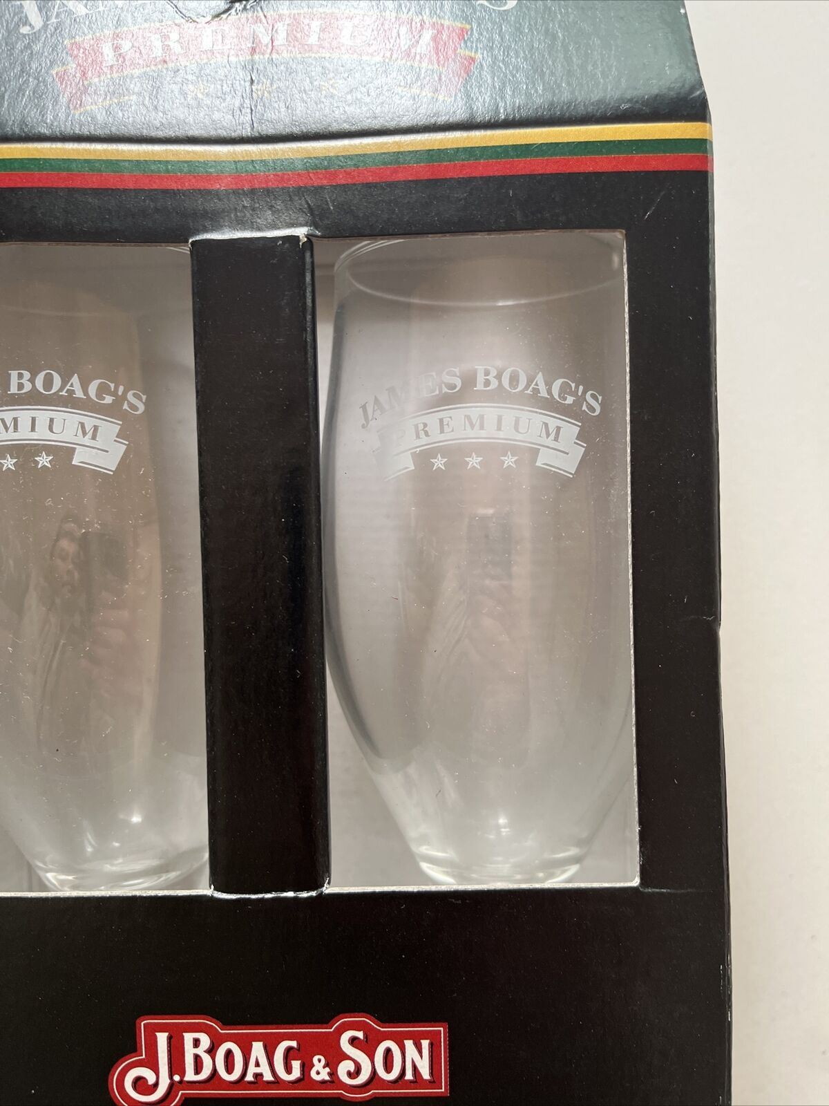 James Boag 2x Premium Beer Glass NEW