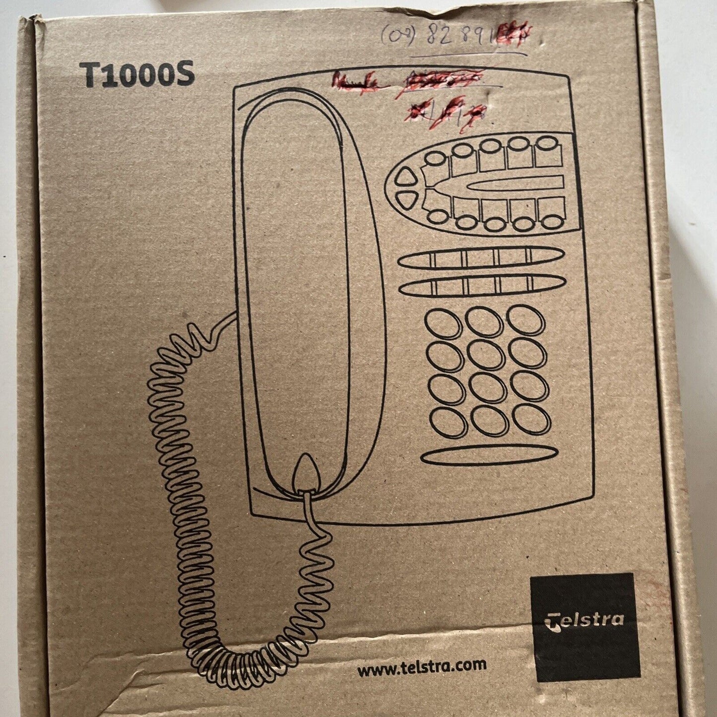 Telstra T1000S Single Line Corded Phone in Excellent Condition