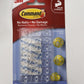 3M COMMAND Clear Decorating Clip 20 Clips 24 Mini Strips Damage-Free Hook NEW