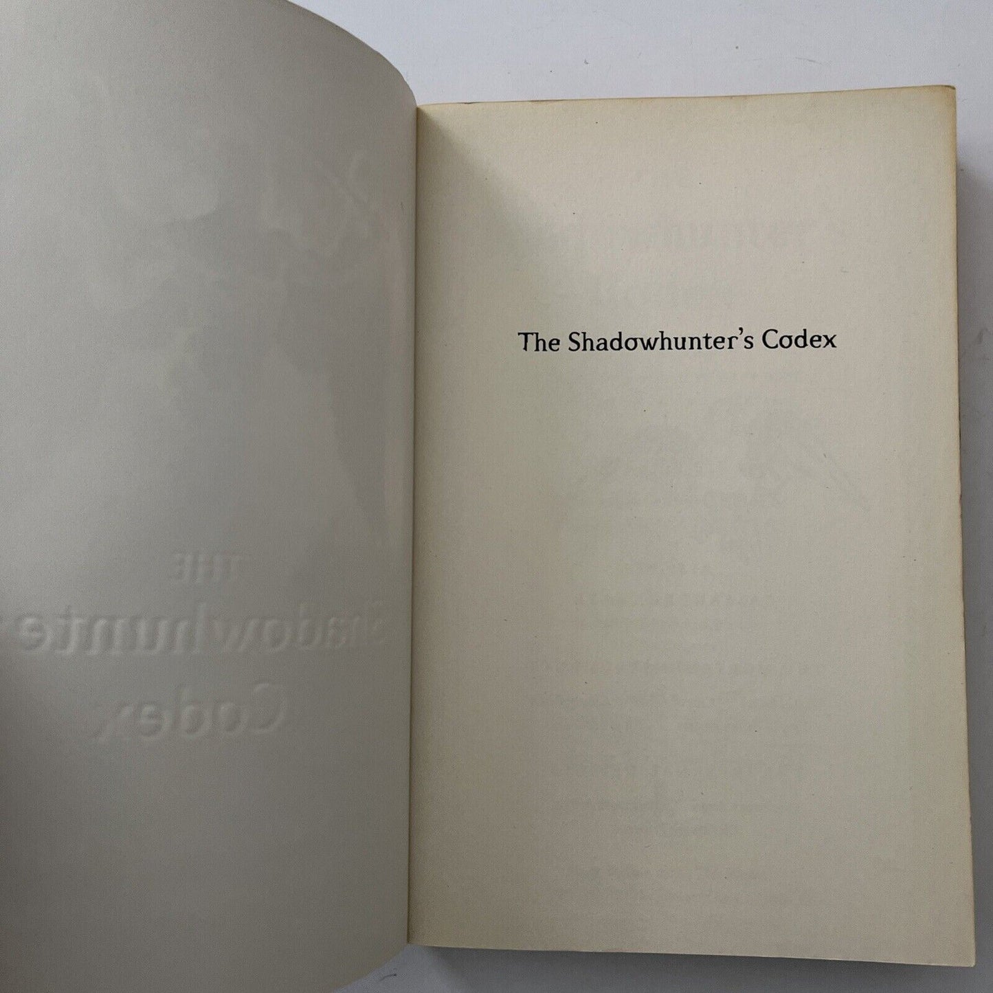 The Shadowhunter's Codex by Cassandra Clare, Joshua Lewis (Paperback, 2013)