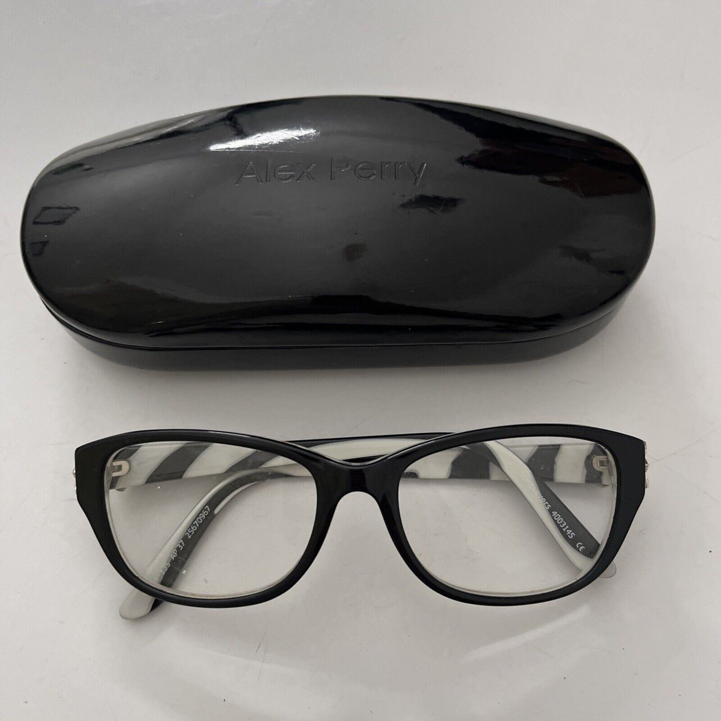 Alex Perry Glasses Black Frame with Case 53 16-135 AP 37