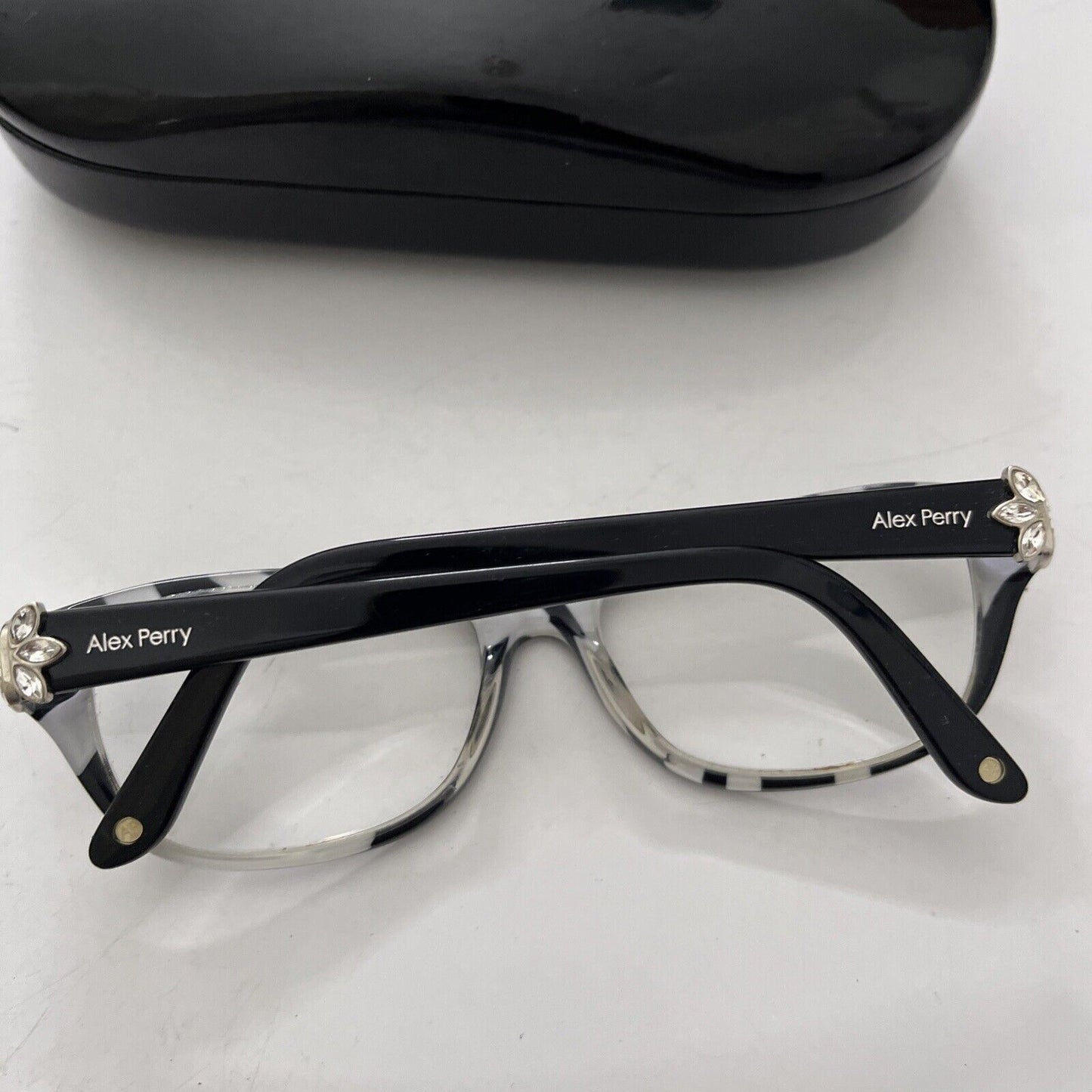 Alex Perry Glasses Black Frame with Case 53 16-135 AP 37