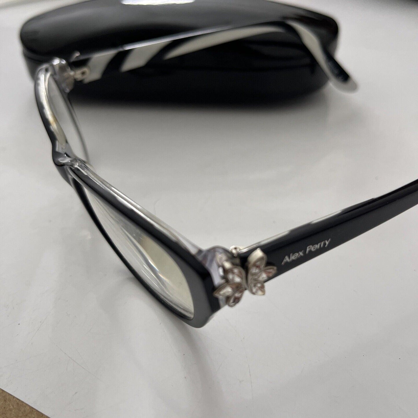 Alex Perry Glasses Black Frame with Case 53 16-135 AP 37