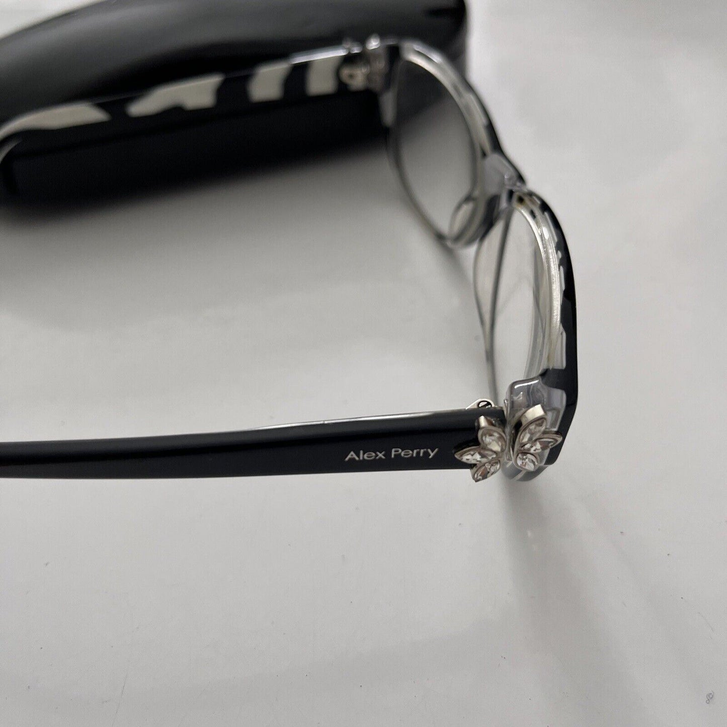 Alex Perry Glasses Black Frame with Case 53 16-135 AP 37