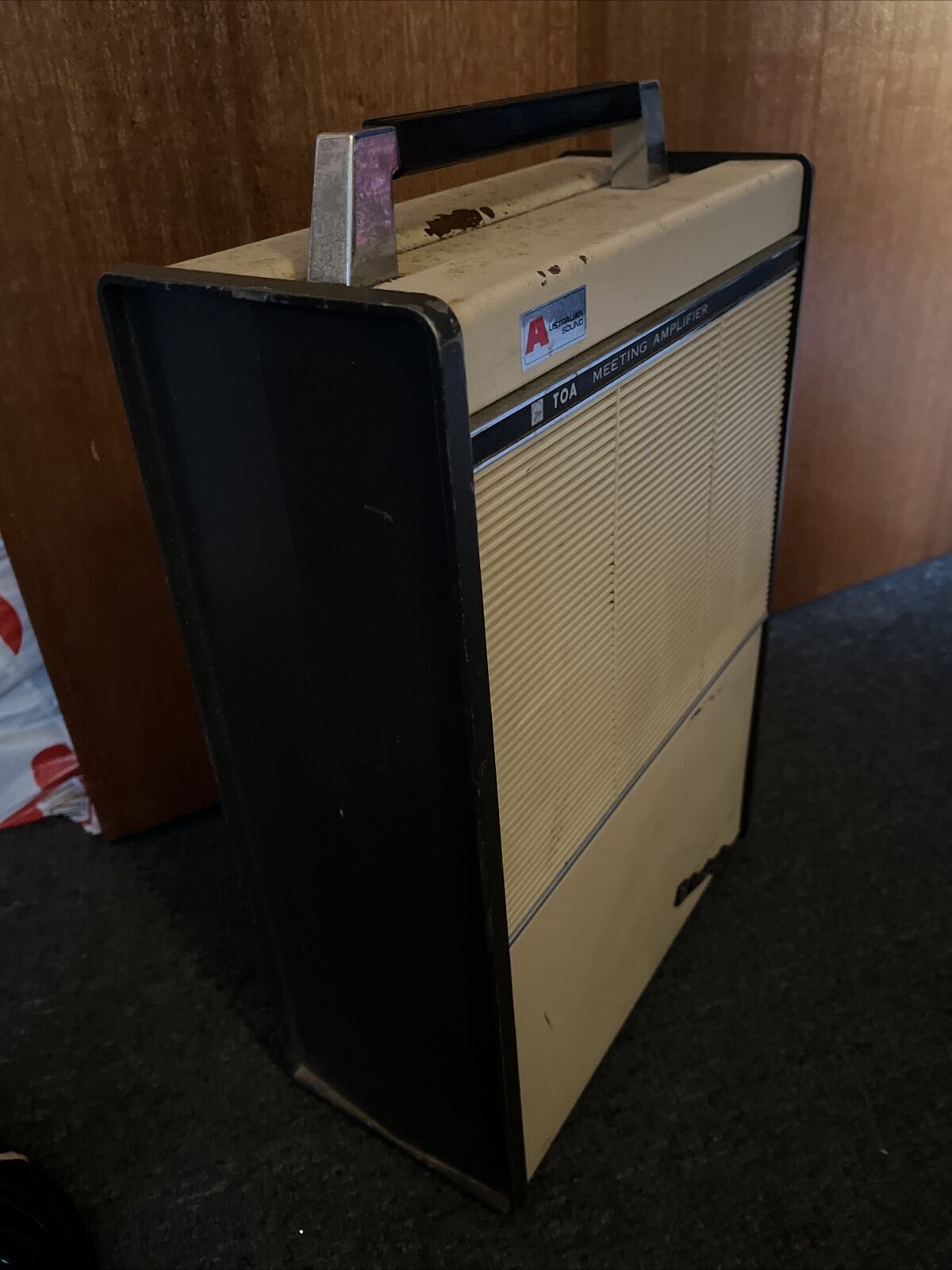 Vintage TOA Meeting Amplifier PA-111 with Microphone Made In Japan 1976