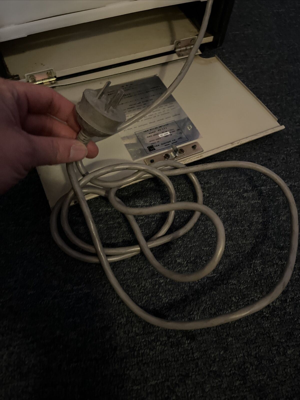 Vintage TOA Meeting Amplifier PA-111 with Microphone Made In Japan 1976