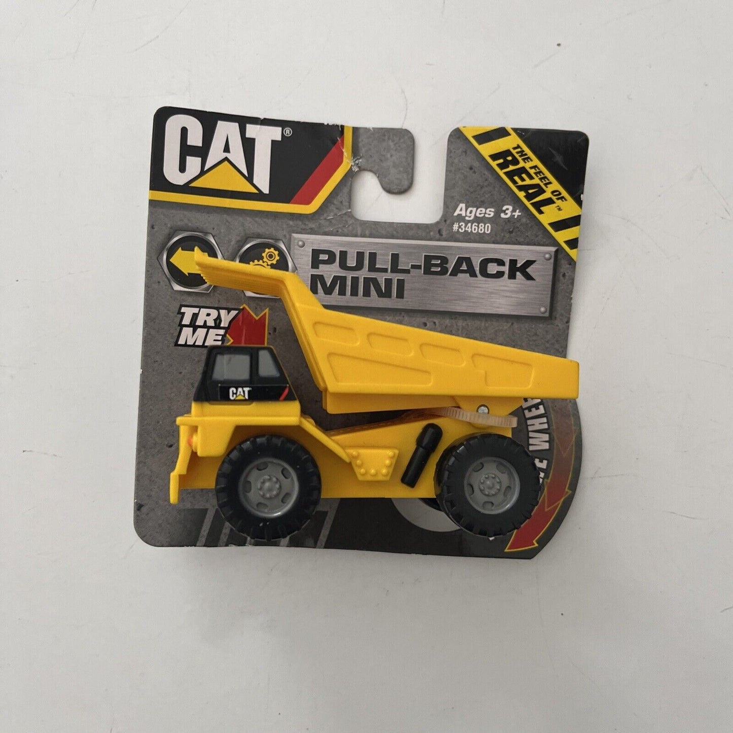 2x CAT Pull-Back Mini Bulldozer + Truck NEW