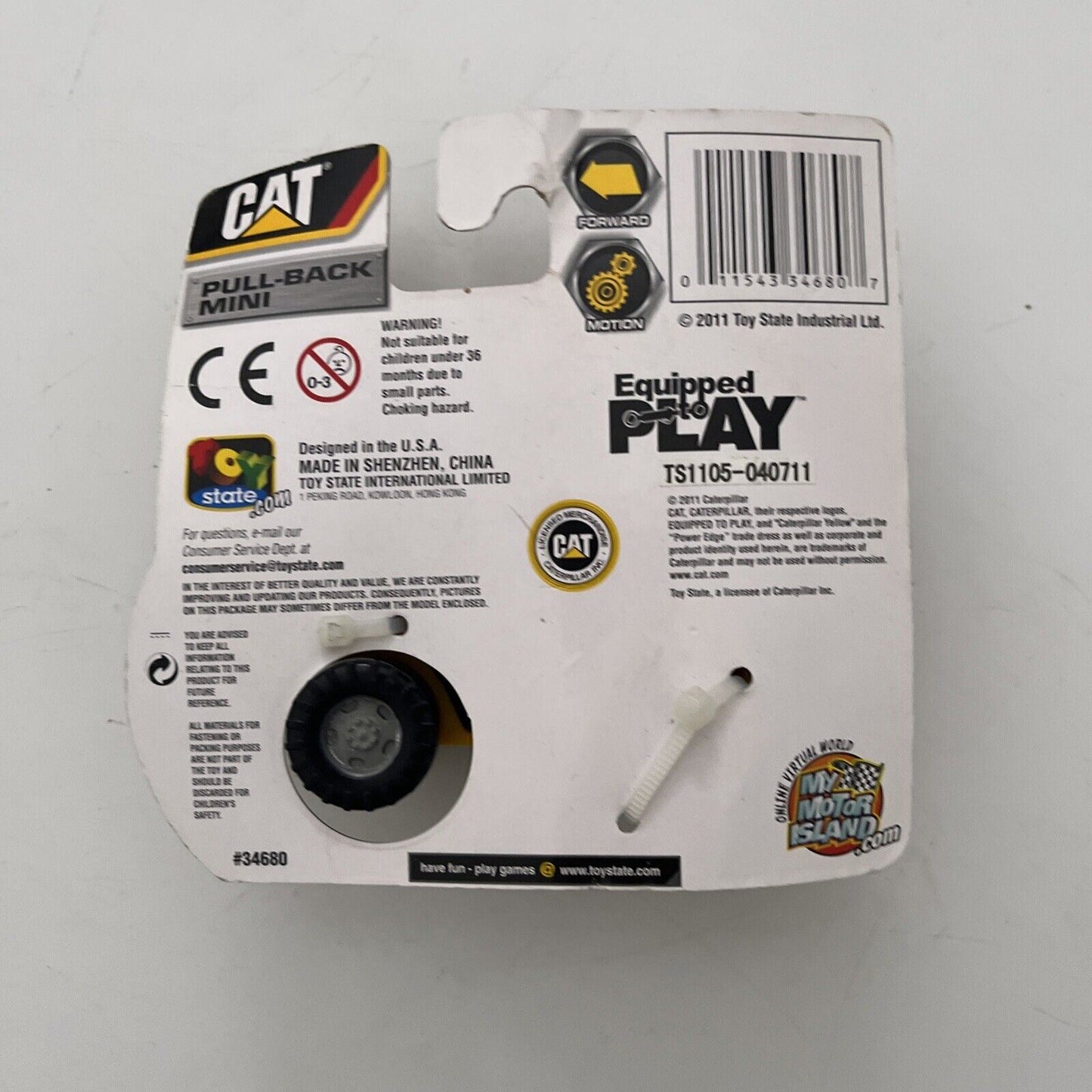 2x CAT Pull-Back Mini Bulldozer + Truck NEW