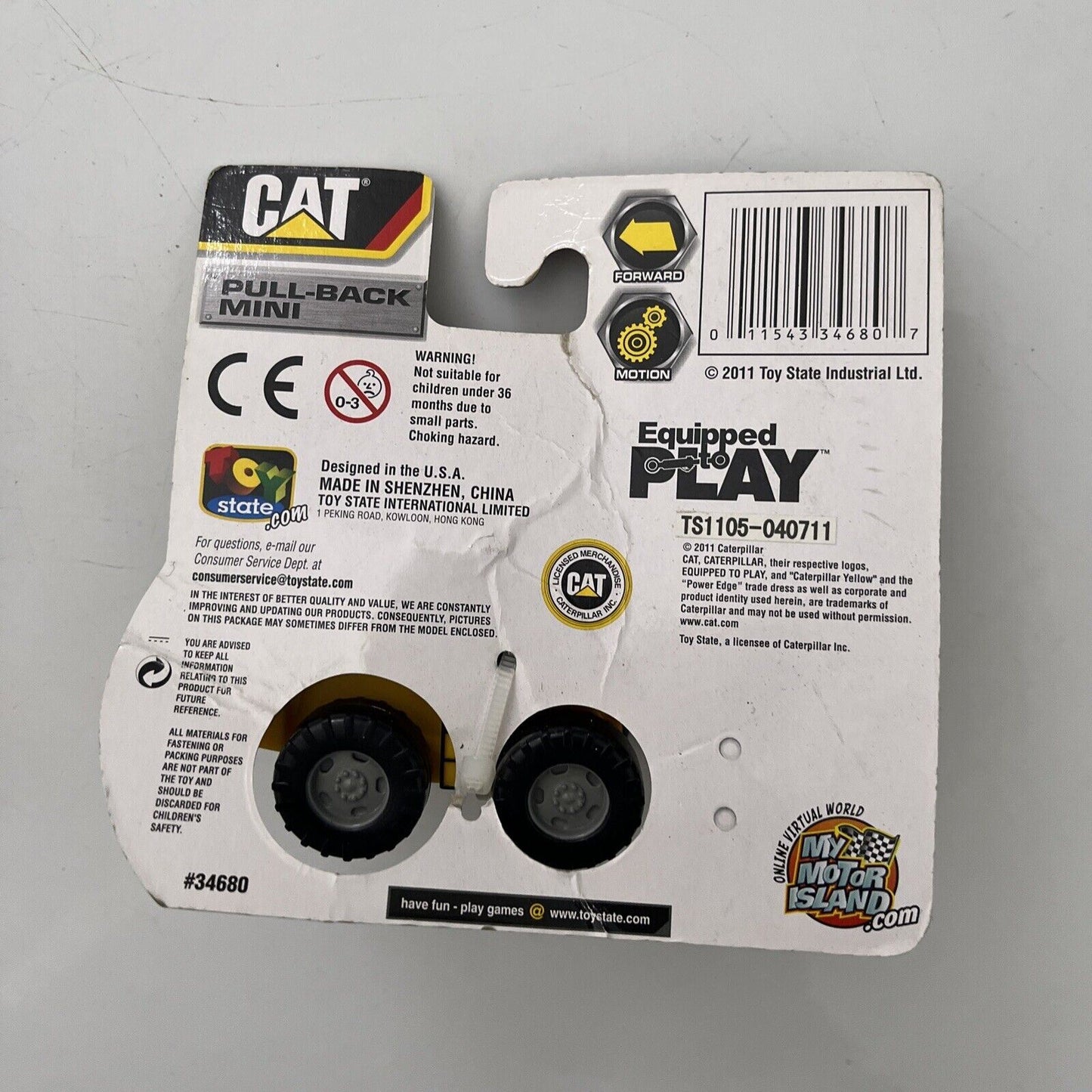 2x CAT Pull-Back Mini Bulldozer + Truck NEW