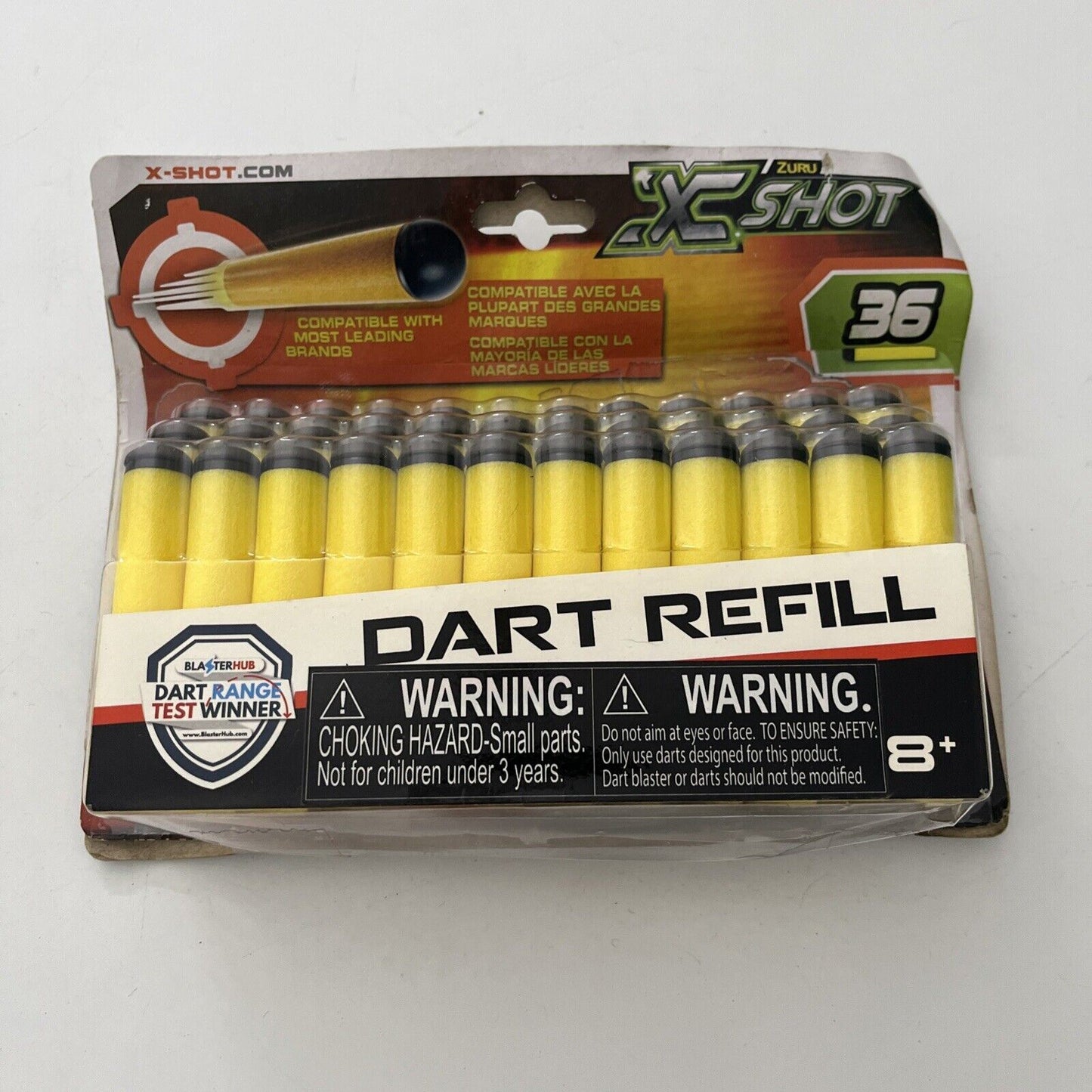 ZURU X-SHOT EXCEL DARTS REFILL 36 NEW  - Compatible with Leading Brands