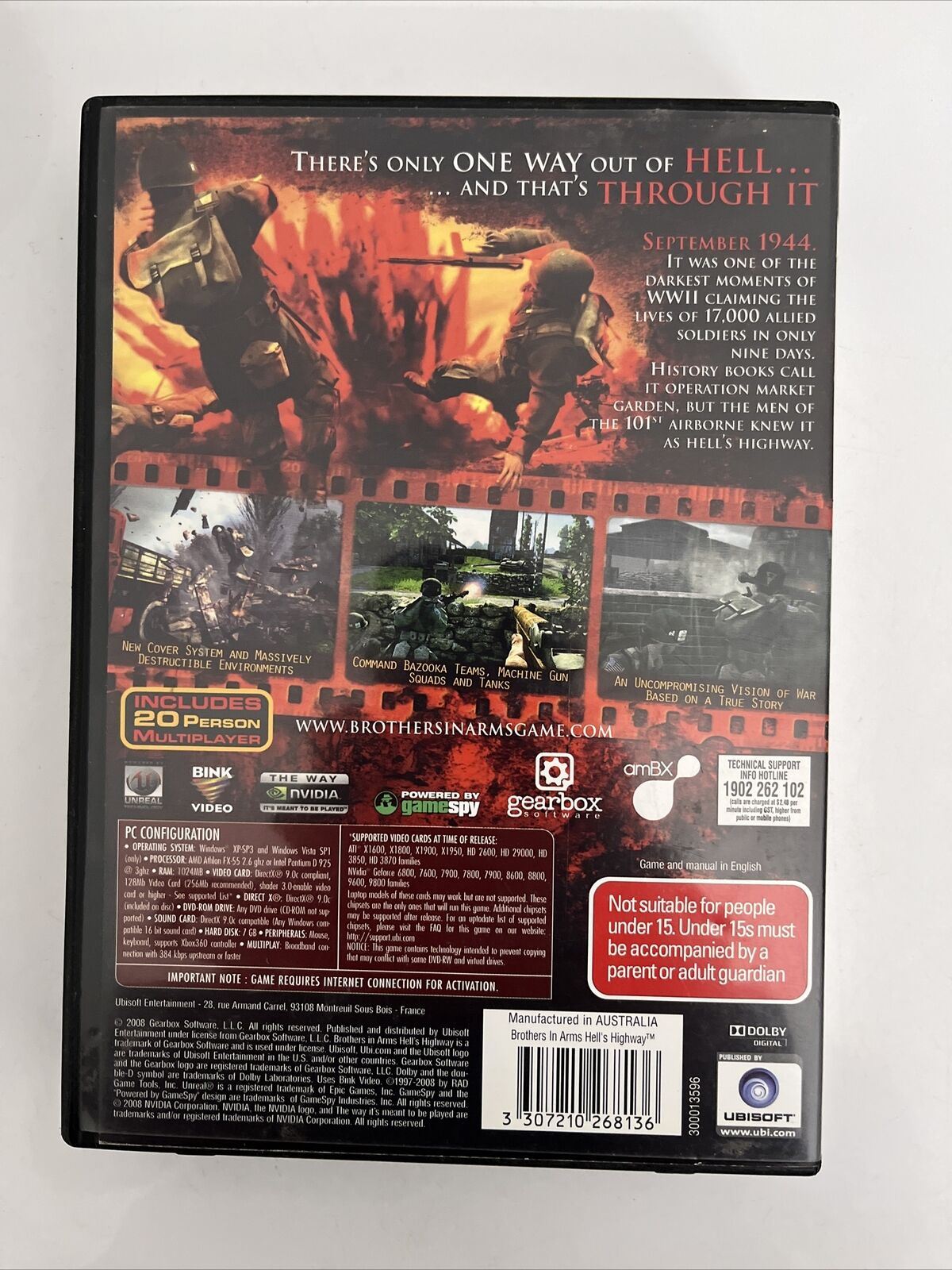 Brothers in Arms : Hells Highway - PC Windows Game