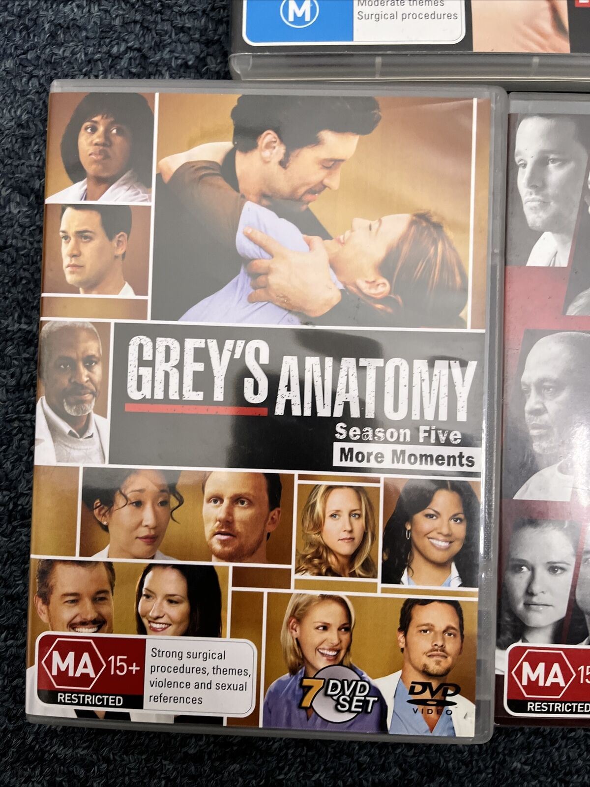 Greys Anatomy - Season 1,3,4,5,7,8,9 (DVD) Region 4