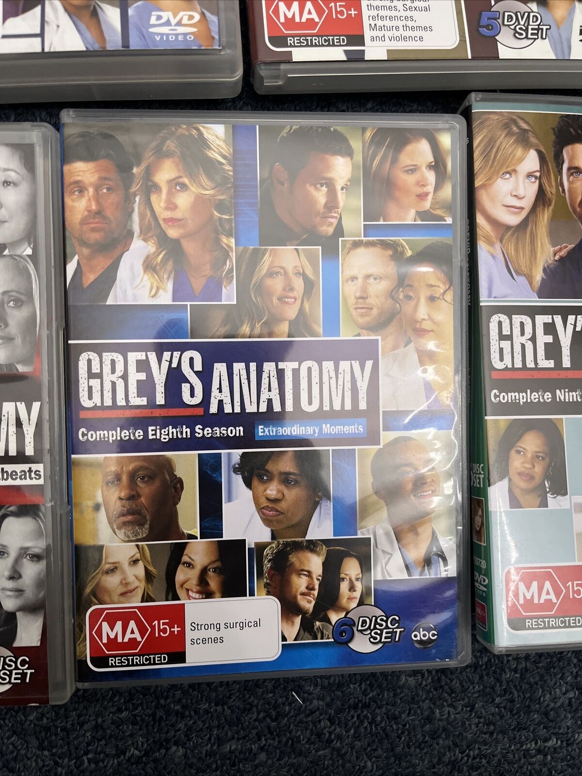 Greys Anatomy - Season 1,3,4,5,7,8,9 (DVD) Region 4