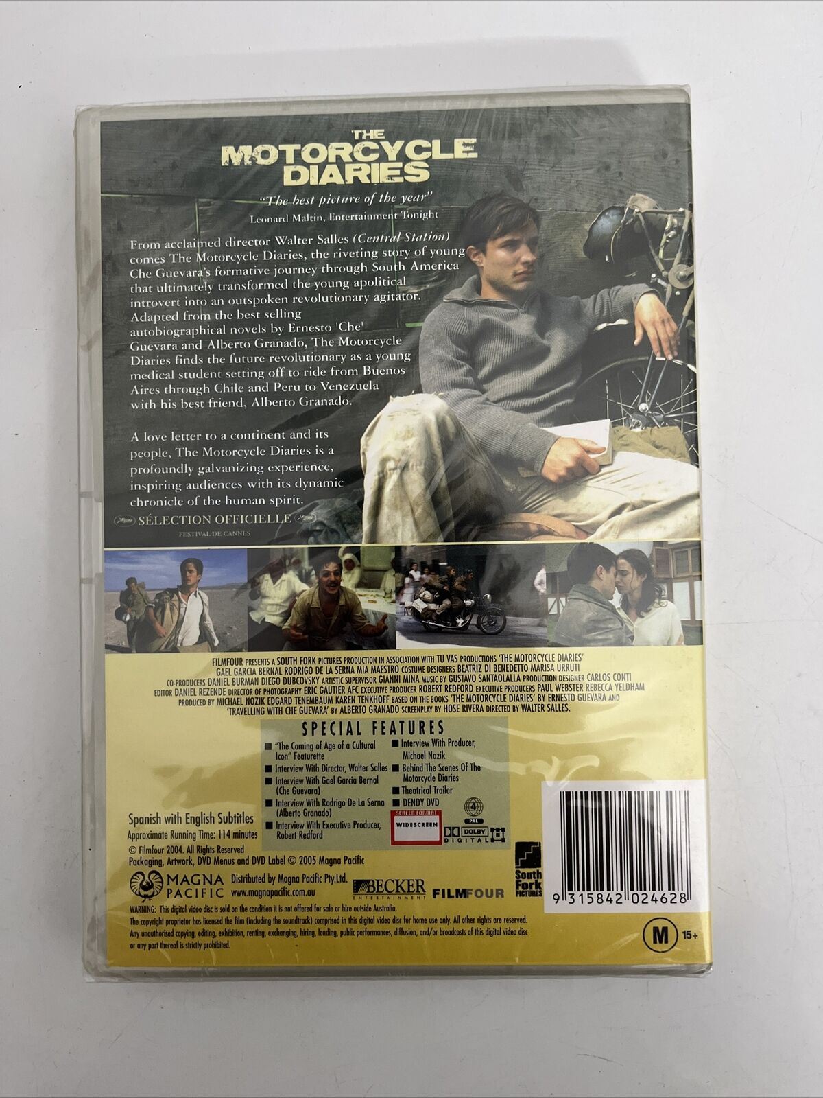 Motorcycle Diaries (DVD,2004) Gael Garcia. Bernal Region 4 NEW