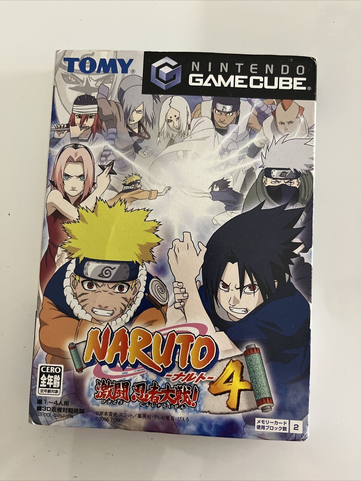 Naruto: Gekitou Ninja Taisen 4 - Nintendo GameCube NTSC-J JAPAN Game