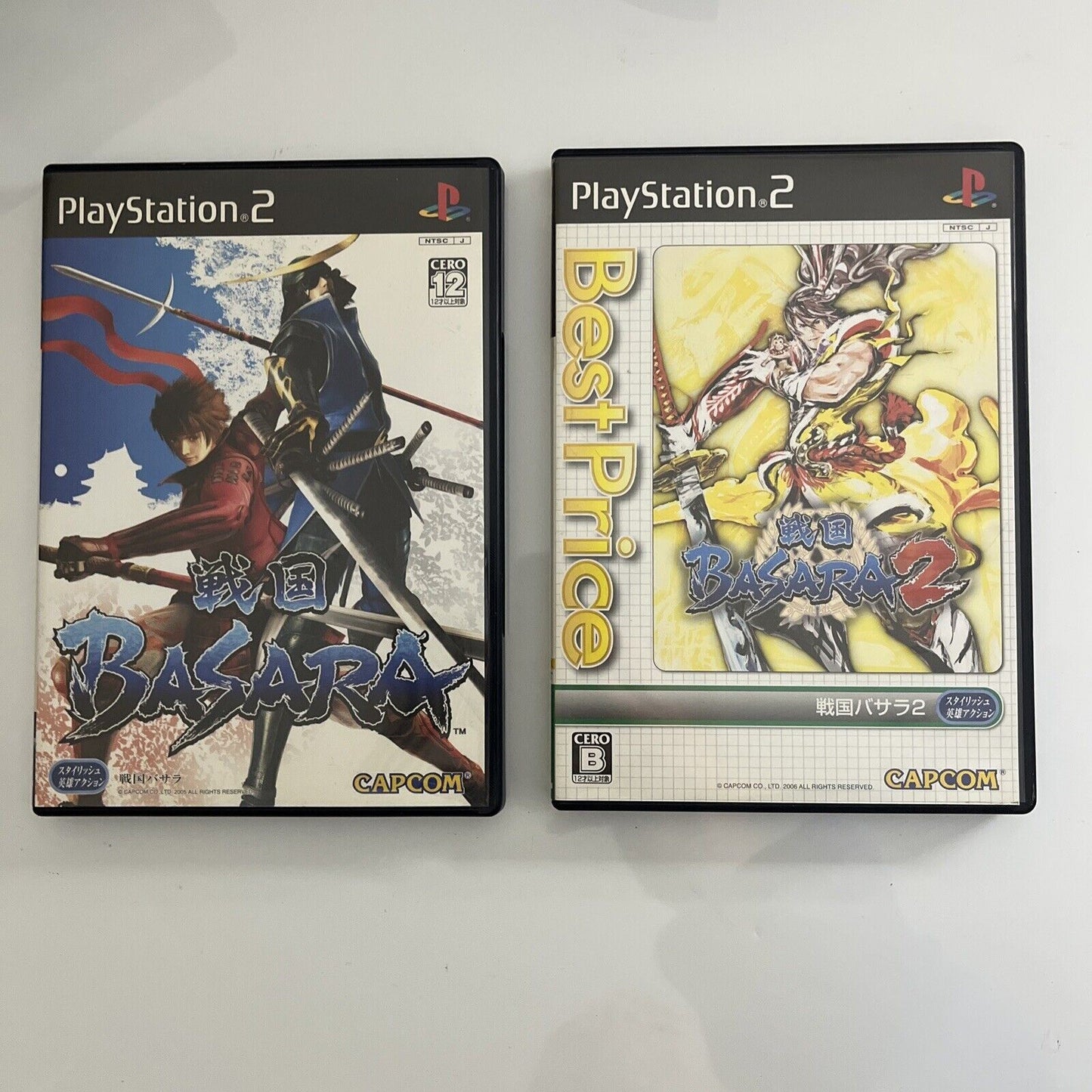 Sengoku Basara 1 & 2 - Sony PlayStation PS2 NTSC-J JAPAN Capcom Game