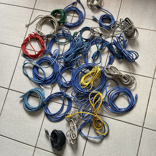 Bulk Ethernet Cable 3.5kg various sizes 2m to 5 m or more