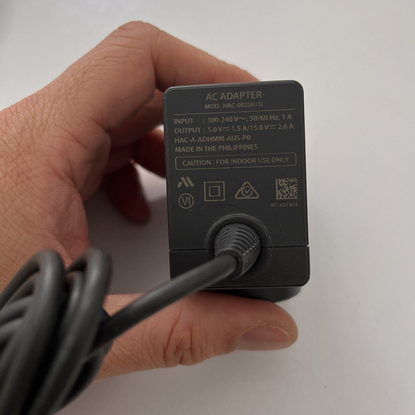 Genuine Official Nintendo Switch AC Adapter Charger (AUS) HAC-A-ADHMM-AUS-P0