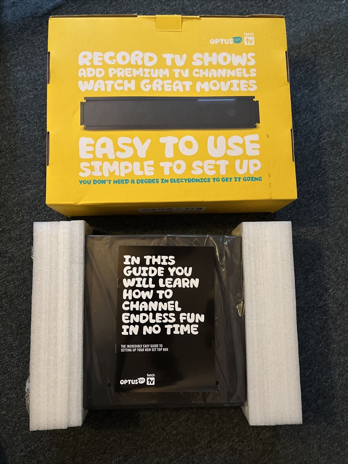 Optus Fetch TV M605T 1TB with Remote - NEW