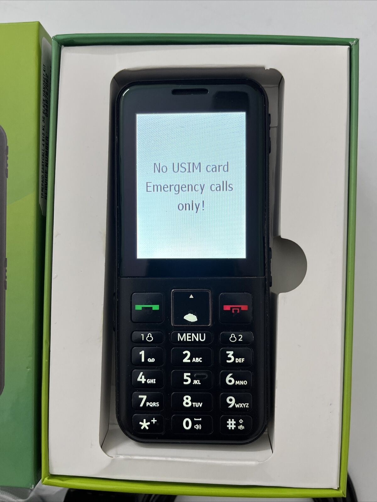 Telstra Easy Call 4 ZTE T403 Big Button Mobile Phone – Retro Unit