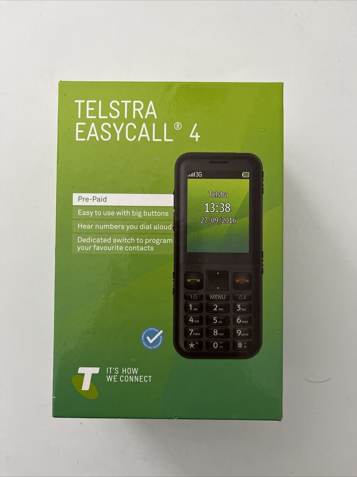 Telstra Easy Call 4 ZTE T403  Big Button Mobile Phone