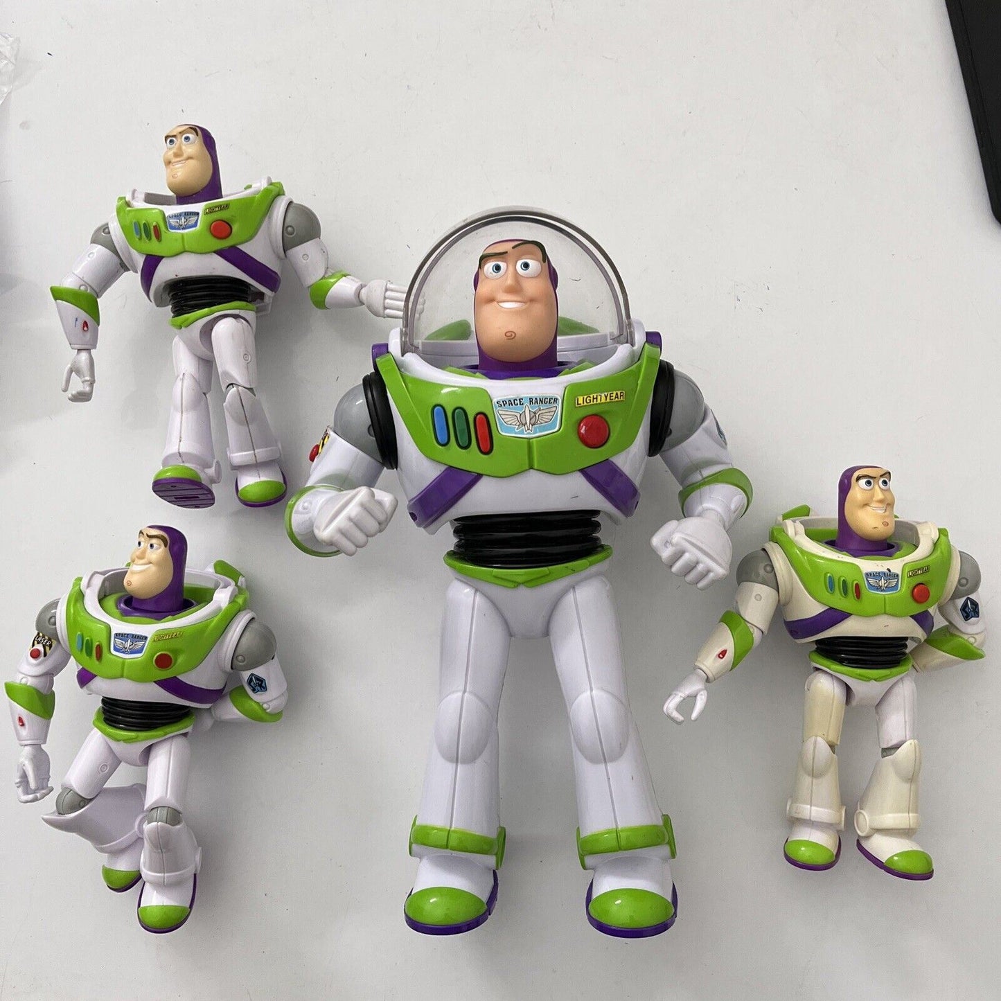 4x Pixar Disney Buzz Lightyear Action Figure 28cm 16cm