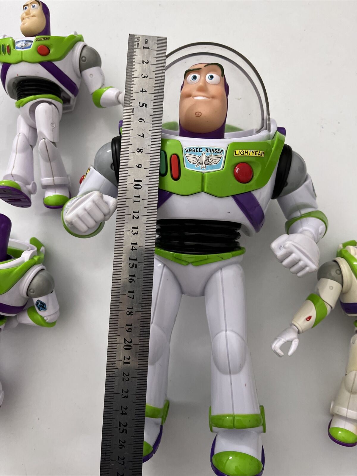 4x Pixar Disney Buzz Lightyear Action Figure 28cm 16cm