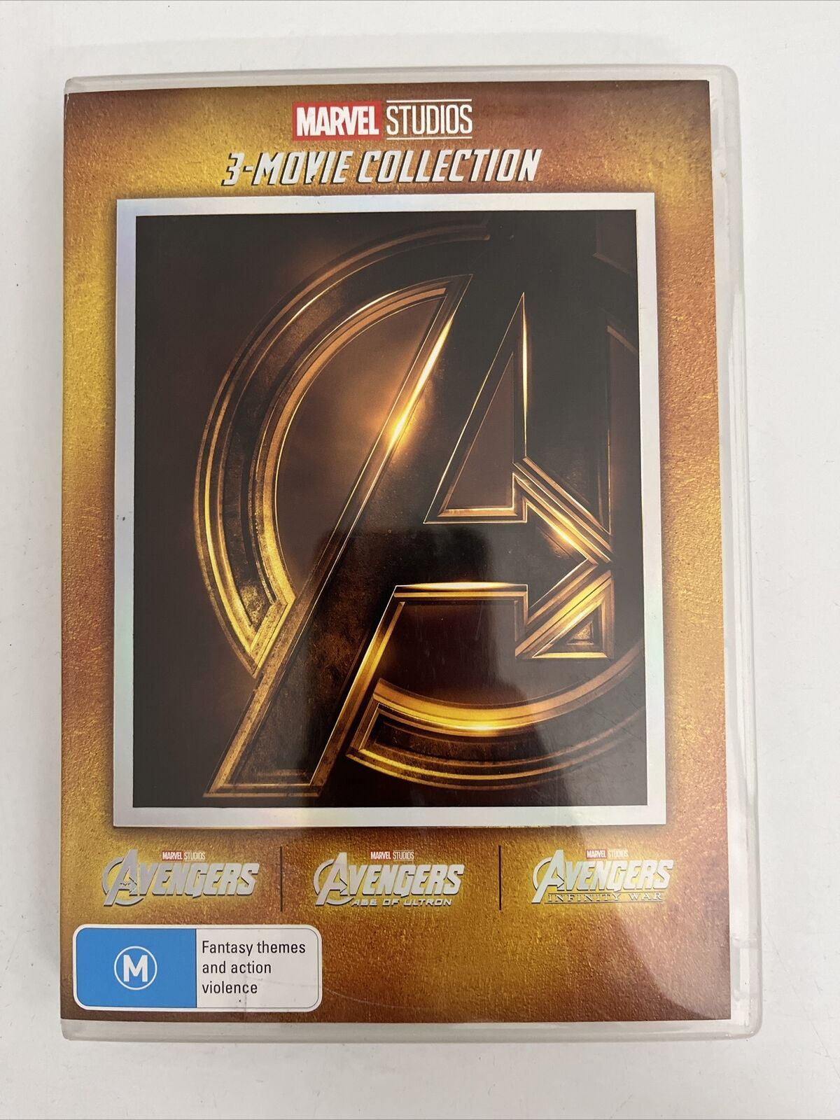 Avengers Triple Pack - Avengers, Age of Ultron, Infinity Wars (DVD, 3-Disc Set)