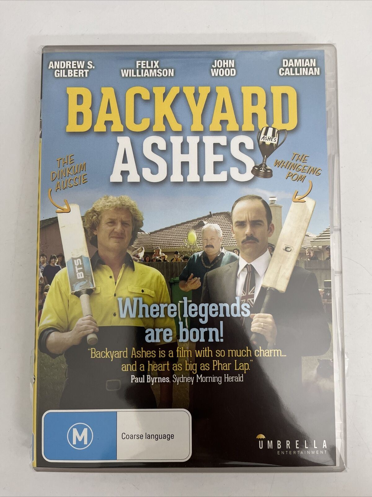 Backyard Ashes (DVD,2013) Andrew S Gilbert, Felix Williamson Comedy Region 4 NEW