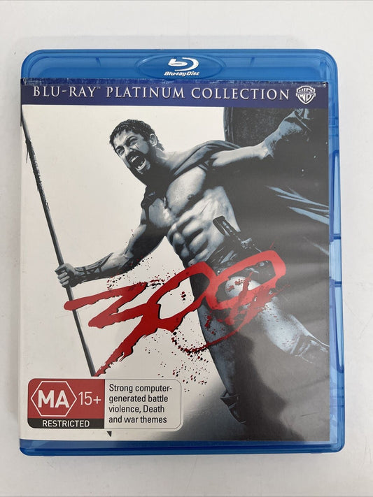 300 (Platinum Edition, Blu-ray, 2006) Gerard Butler, Lena Headey, Dominic West