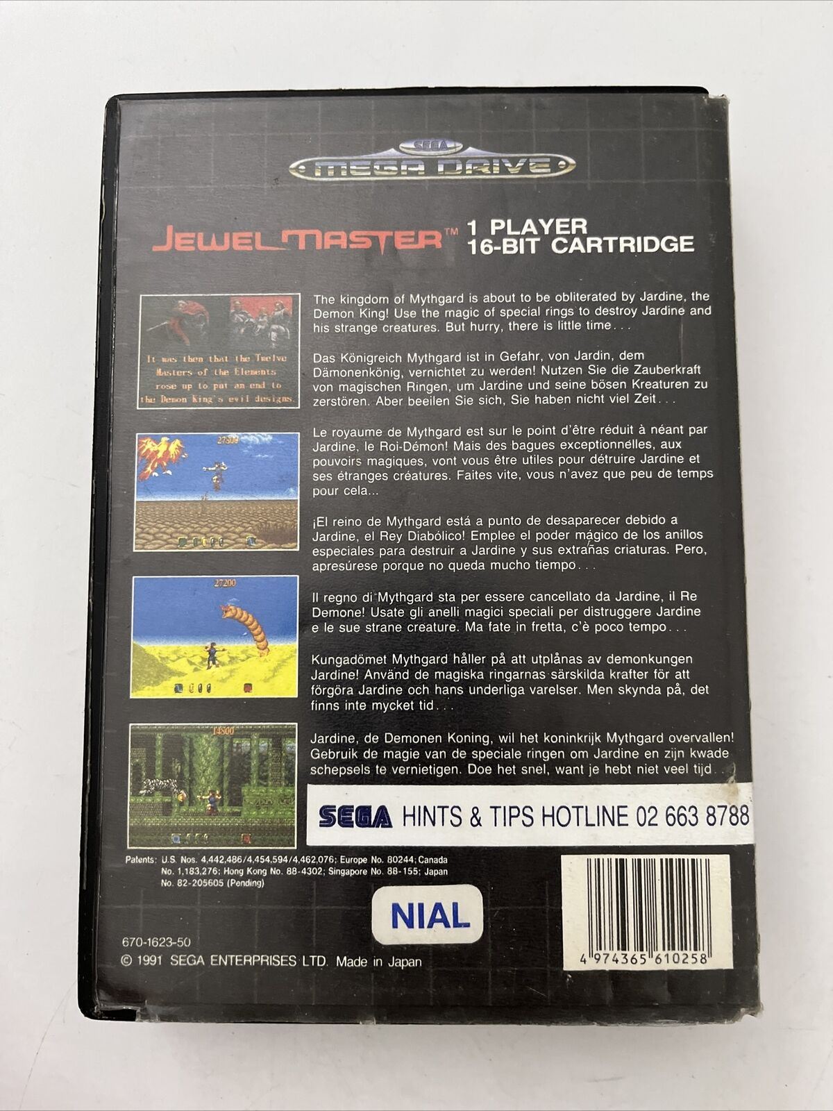 George's Foreman KO Boxing SEGA Mega Drive PAL Loose Solo Cartuccia George's Foreman KO Boxing SEGA Mega Drive PAL Loose Solo Cartuccia