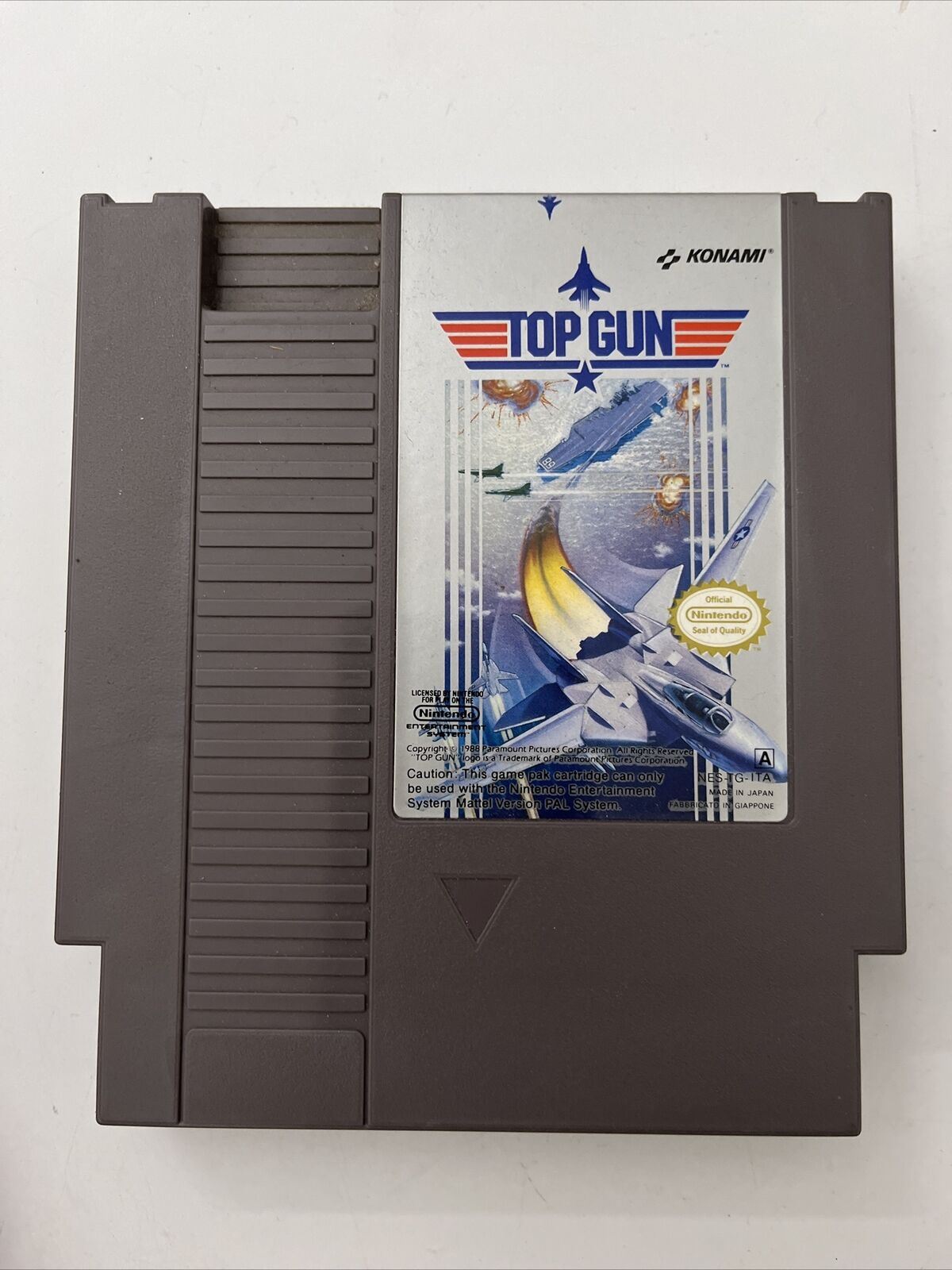 Top Gun - Nintendo NES PAL Flight Combat Sim Konami 1987 Game