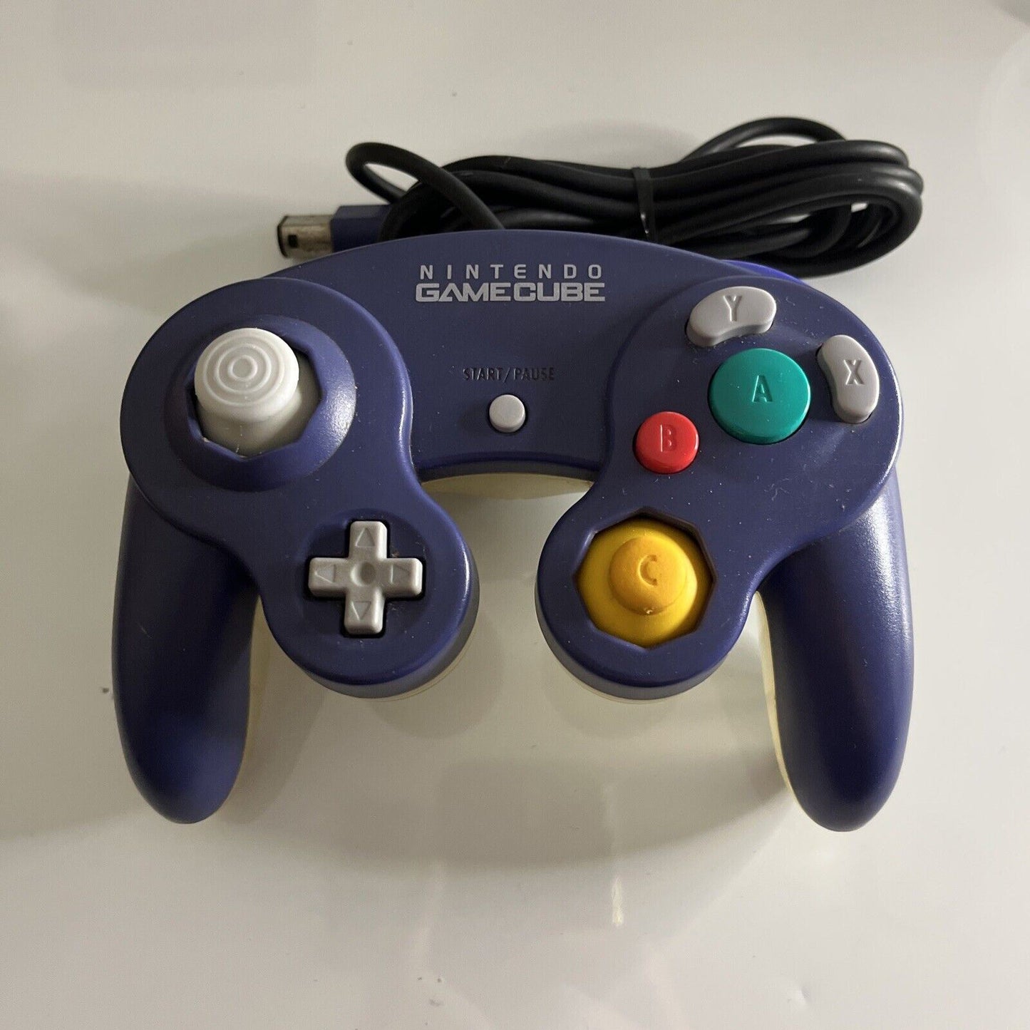 Genuine Official Nintendo GameCube Controller Purple & Transparent DOL-003