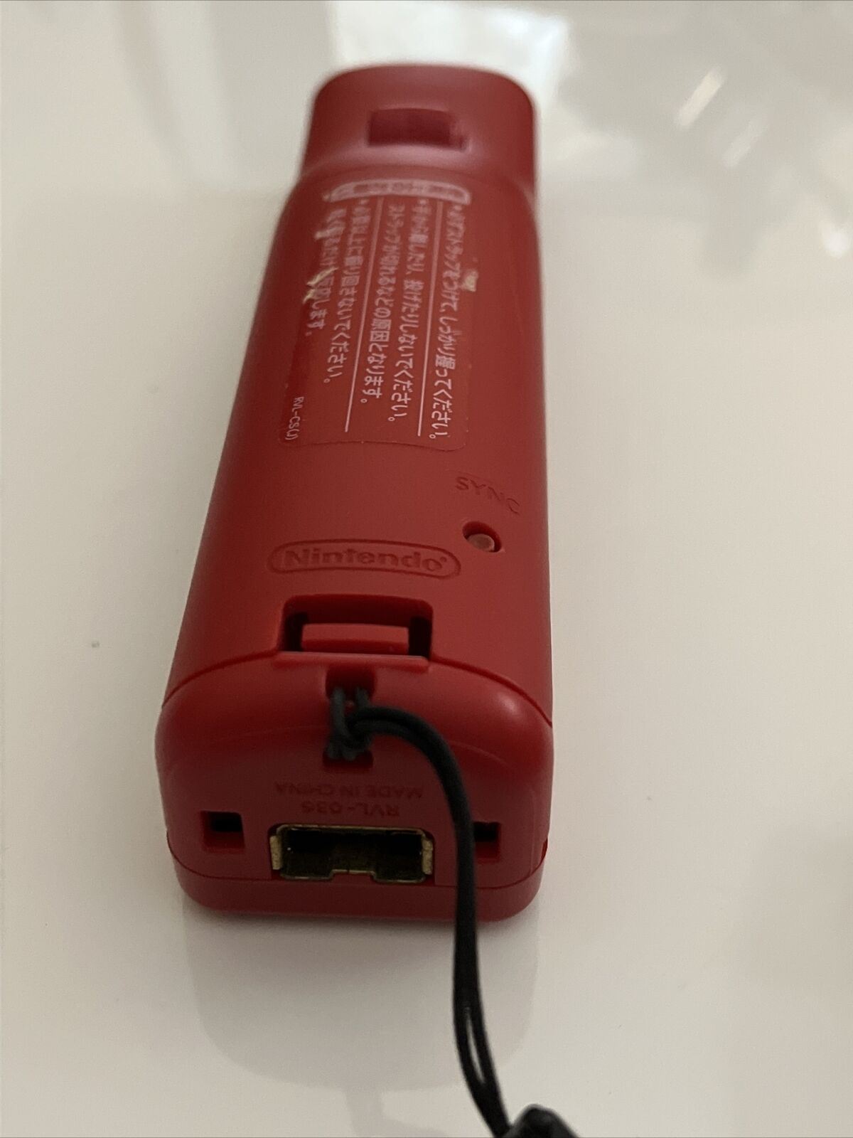 Genuine Official Nintendo Wii Remote Motion Plus Controller Red