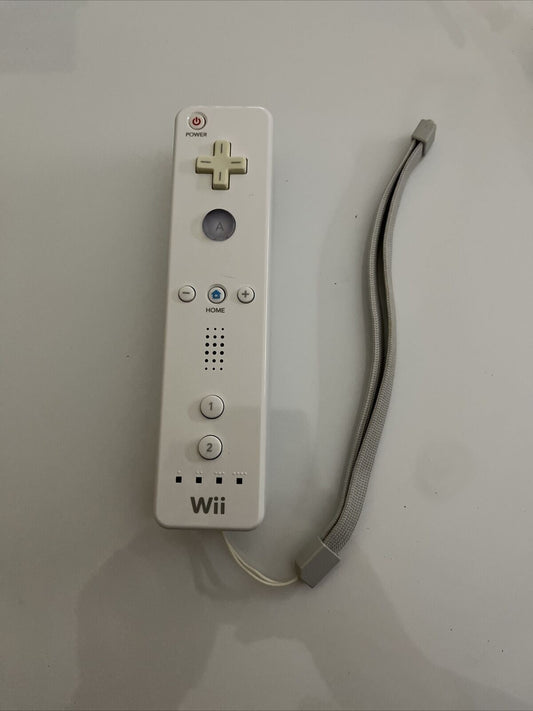 Genuine Official Nintendo Wii Remote Controller White - Tested & Working