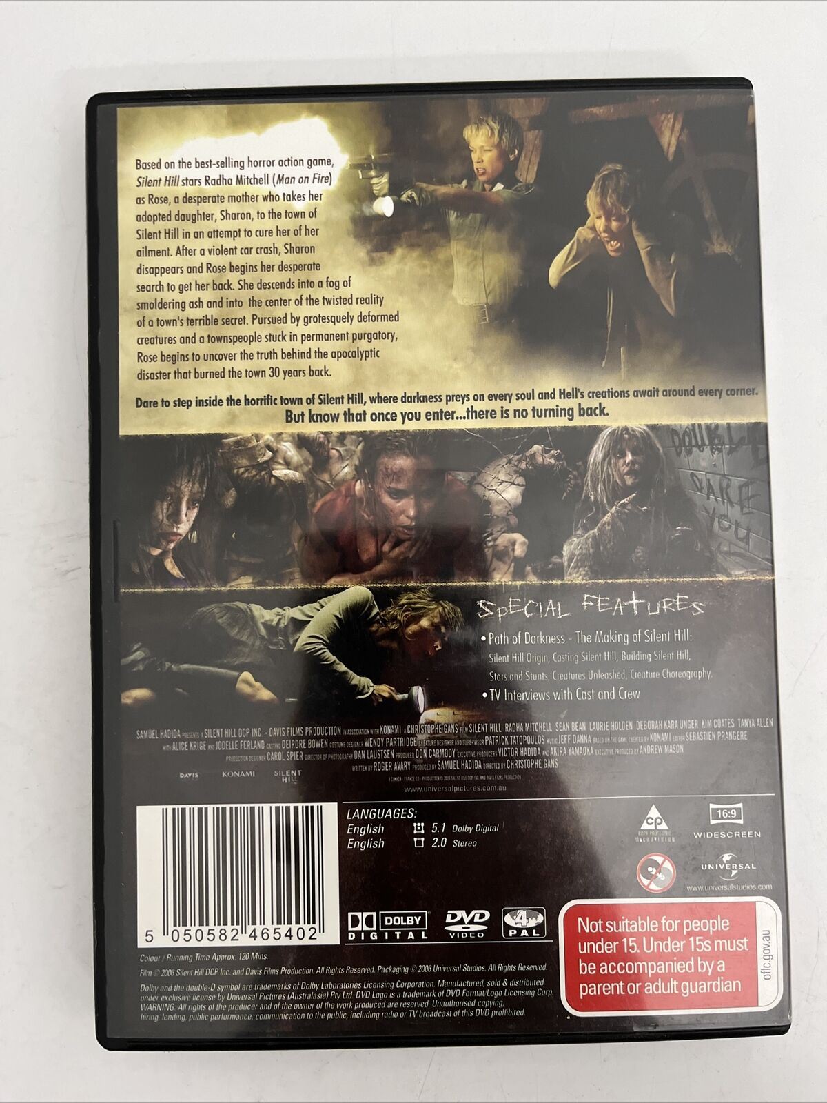 Silent Hill (DVD, 2006) Radha Mitchell, Sean Bean, Laurie Holden. Horror Region4