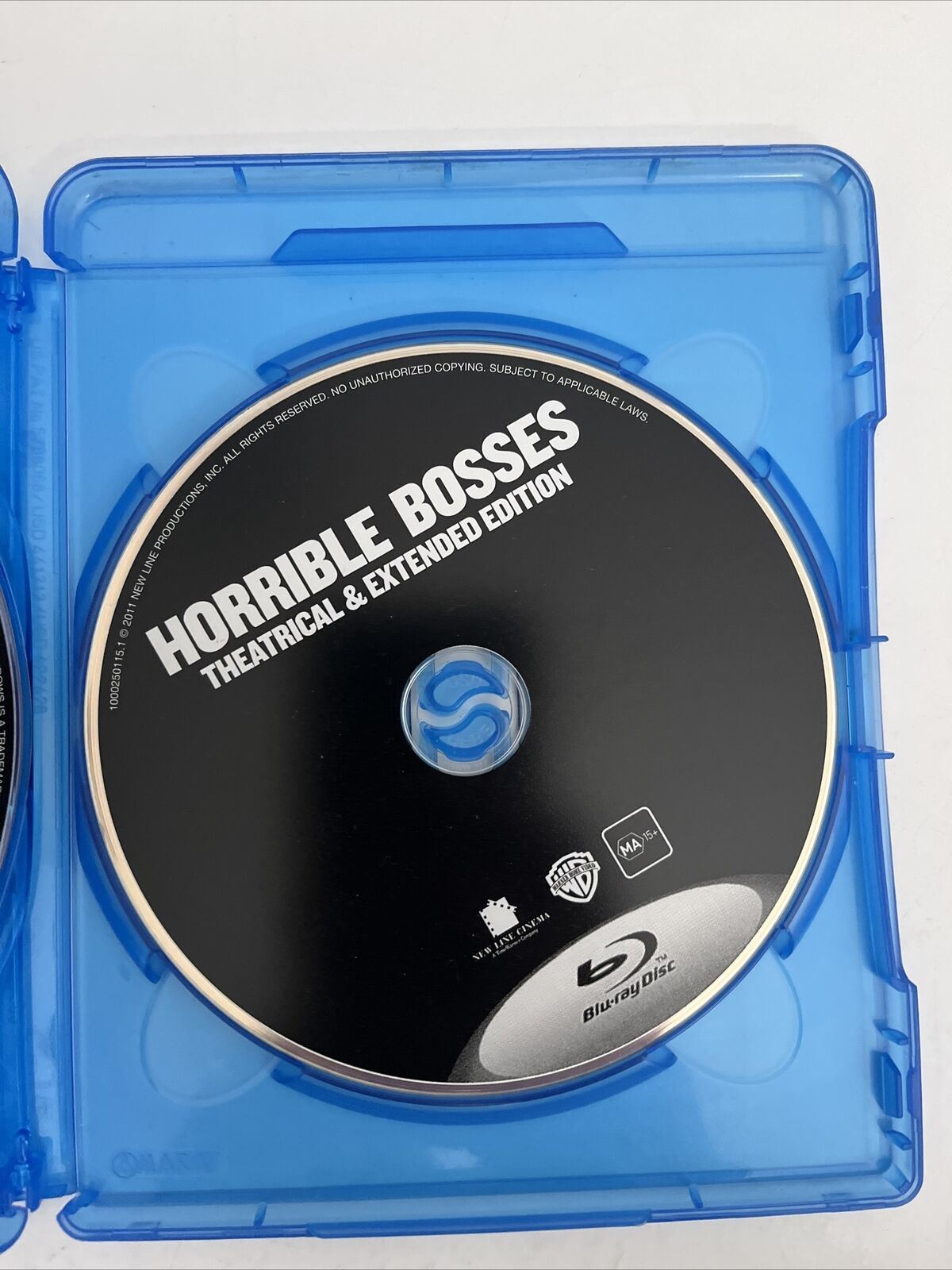 Horrible Bosses (Blu-ray + DVD, 2011) Kevin Spacey, Colin Farrell. Region B + 4