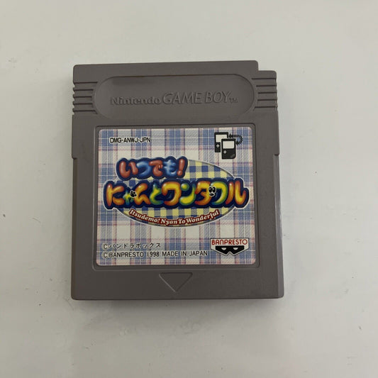 Itsudemo! Nyan To Wonderful - Nintendo Gameboy GB JAPAN Banpresto 1998 Game