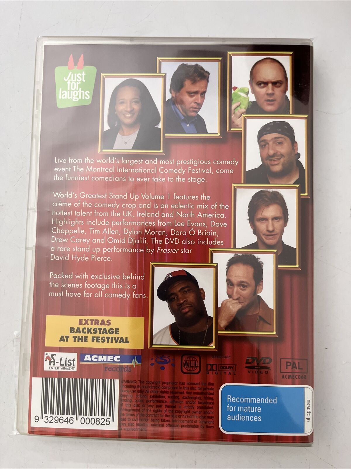 World's Greatest Stand Up : Vol 1 (DVD) Dave Chappelle, Drew Carey... NEW