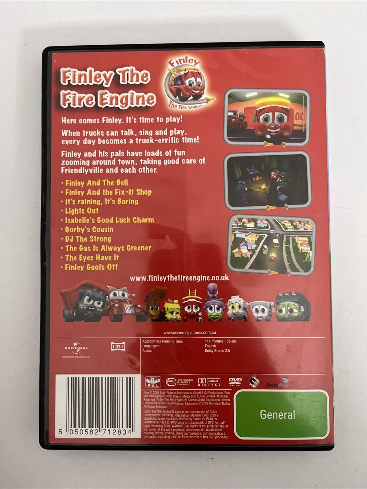 Finley The Fire Engine - Finley & Friends (DVD, 2009) Region 4